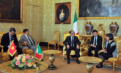 ການເຄື່ອນໄຫວຕ່າງໆ ຂອງທ່ານປະທານ ສະພາແຫ່ງຊາດ ຫງວຽນຊິງຮຸ່ງ ຢູ່ອີຕາລີ